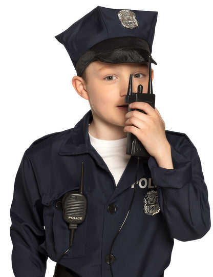 Vue de face de la radio police