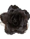 rosa para el cabello para mujer negra con purpurina