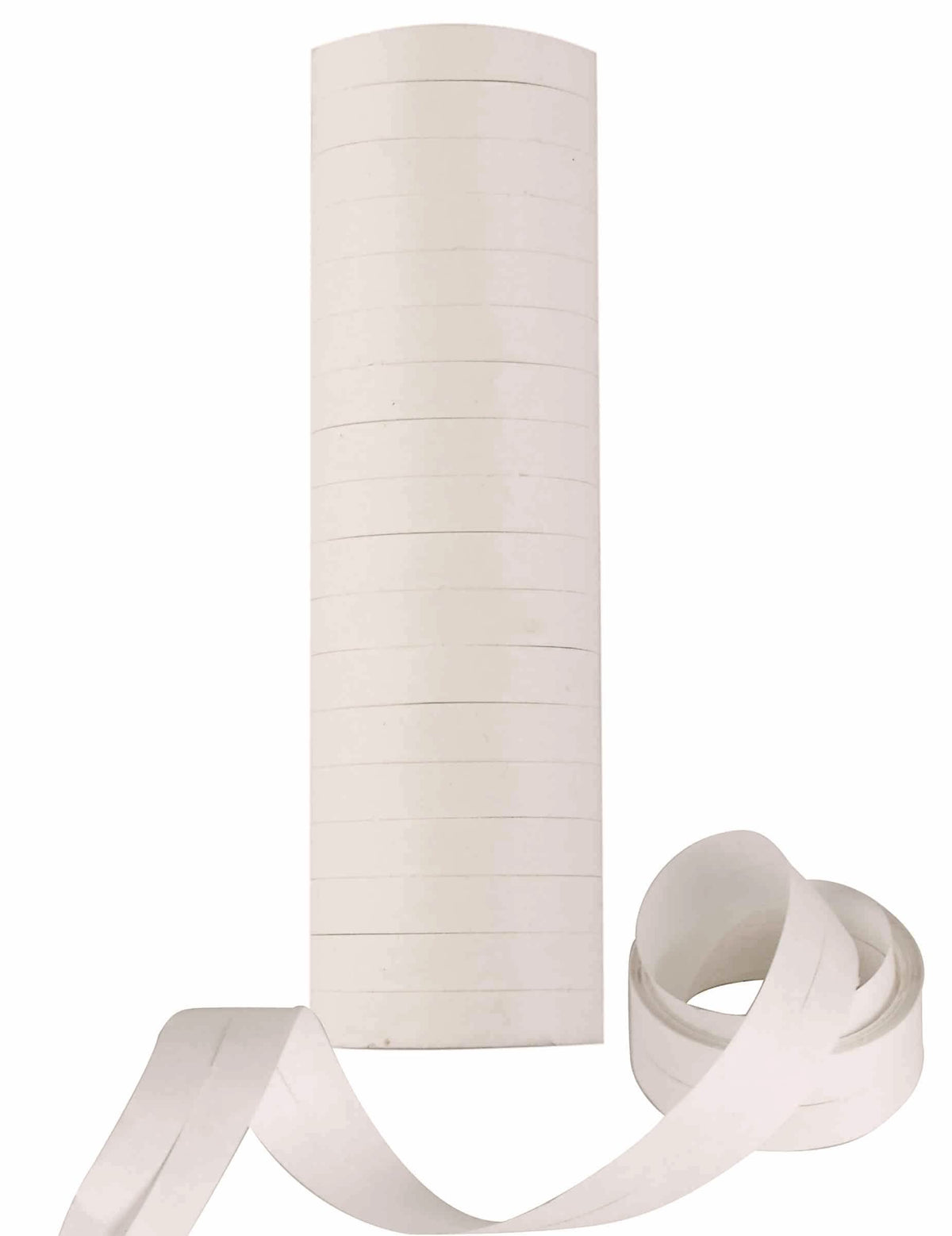 Rouleau de serpentins pour la fête blanc