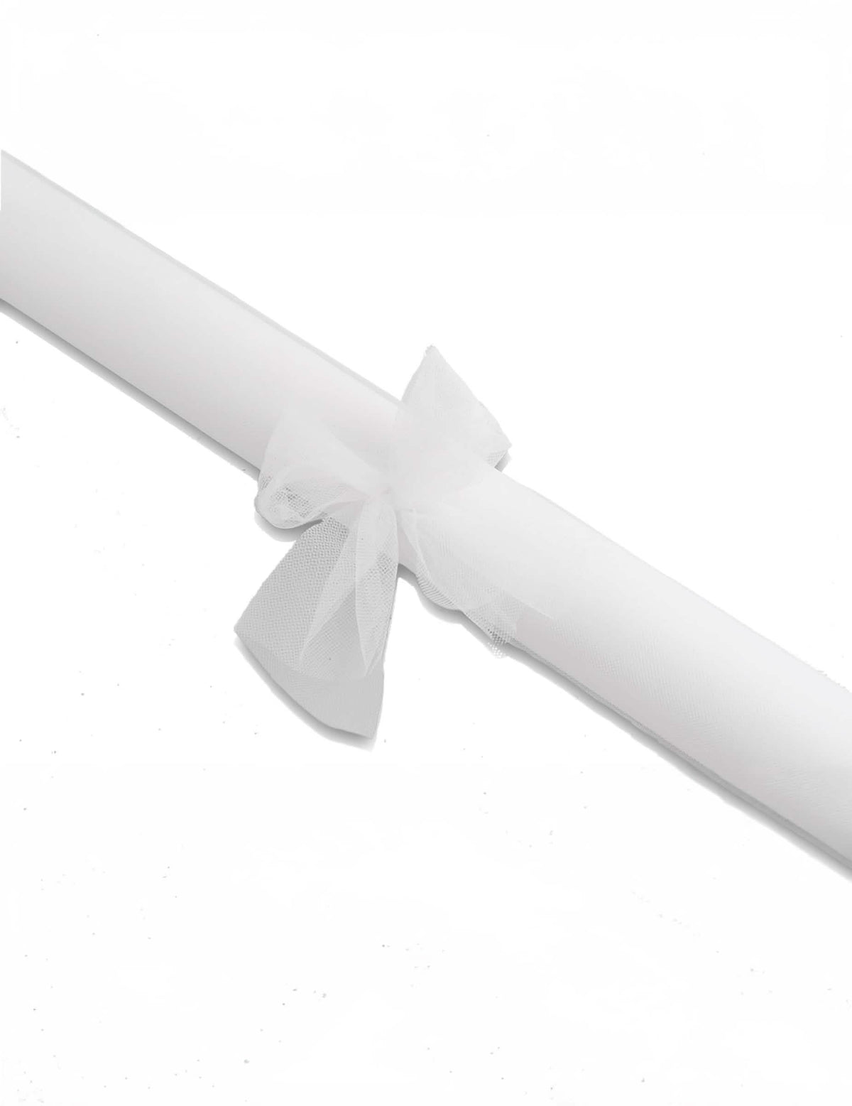 Rollo de tul para boda blanco