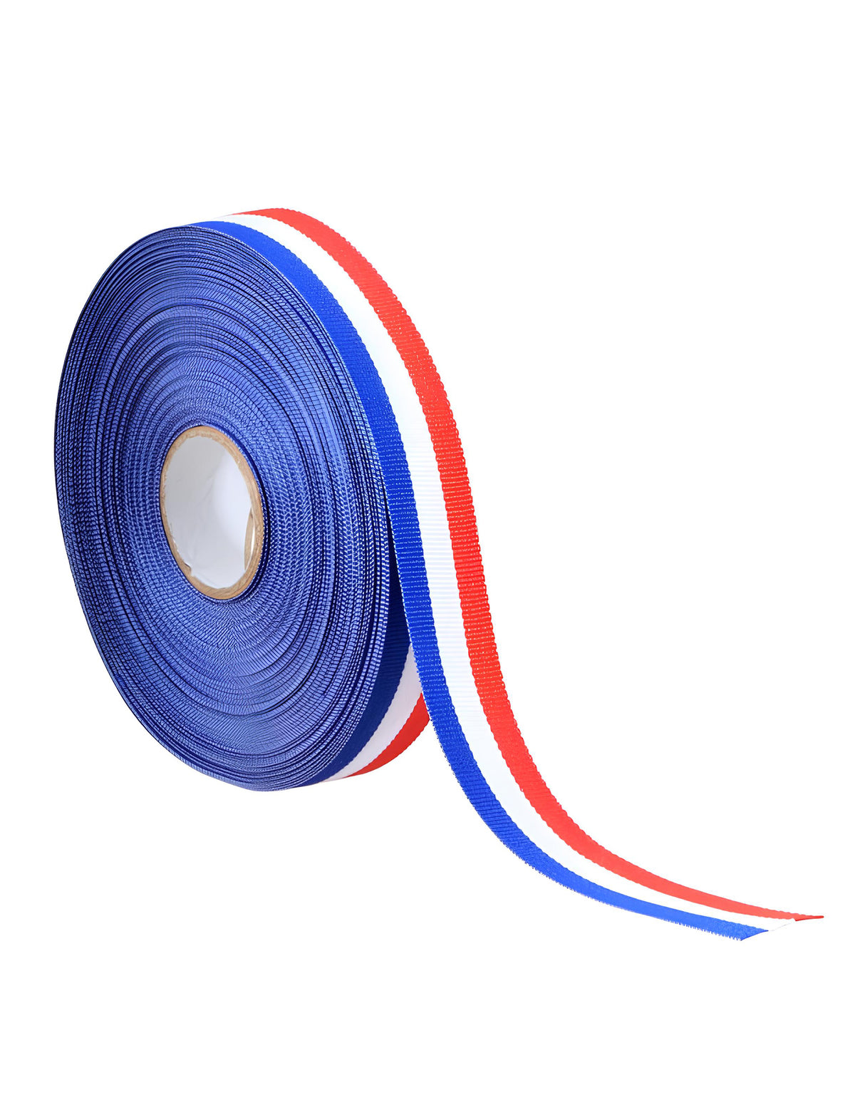 Ruban tricolore France pour décoration bleu blanc rouge