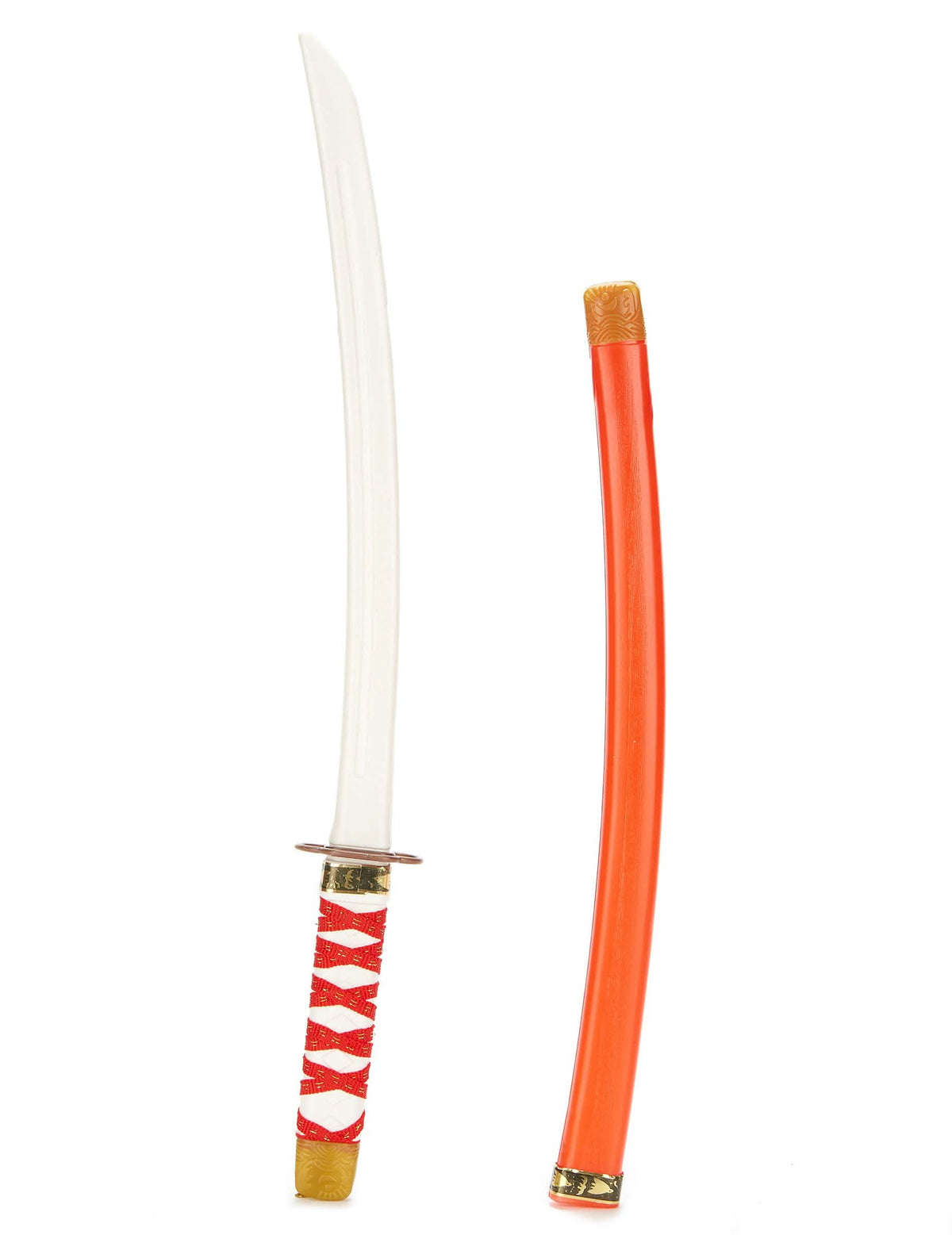 sable de Ninja para niño en plástico rojo