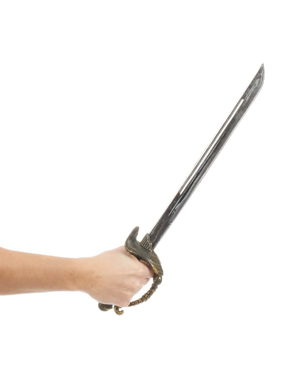 Detalle de la guarda del sable pirata