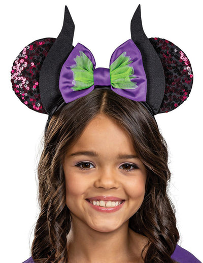 Diadema de Minnie™ Maléfica para niña