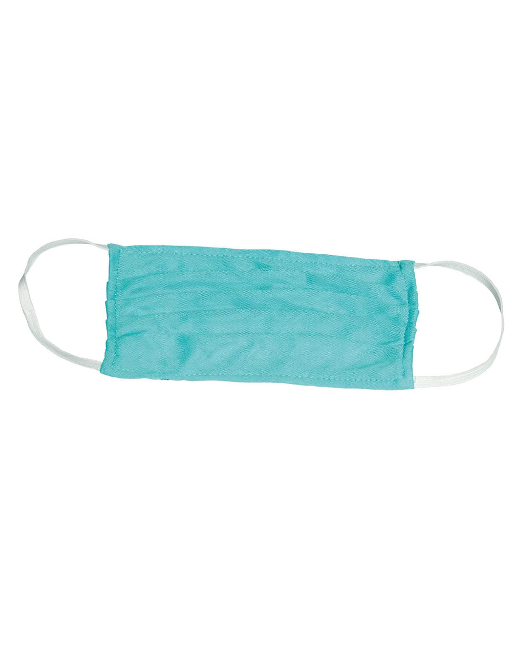 Masque en tissu bleu turquoise du set accessoires docteur pour adulte