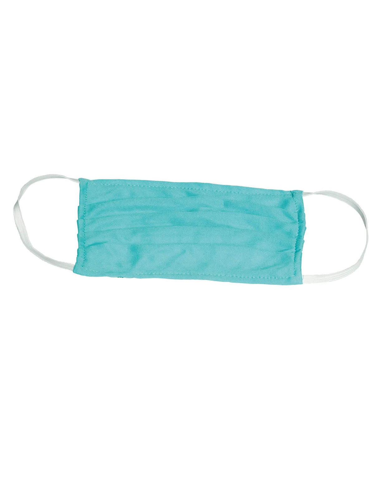 Masque en tissu bleu turquoise du set accessoires docteur pour adulte