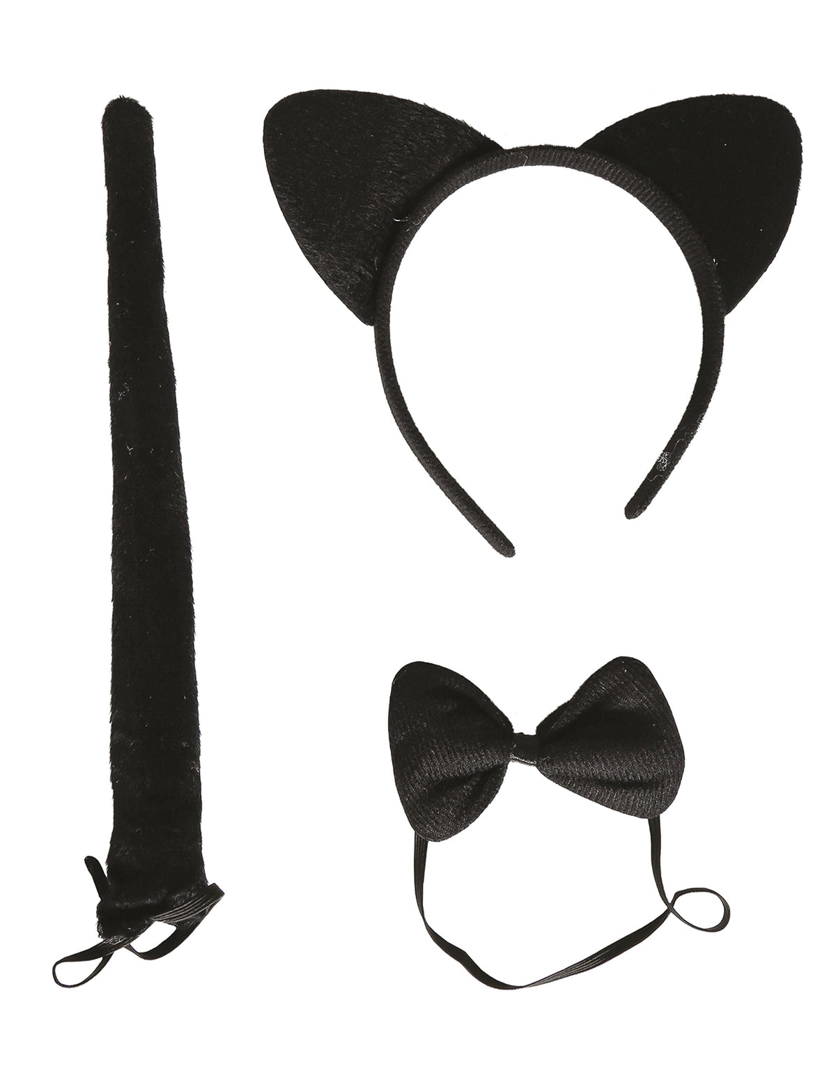 Set de gato negro para adulto