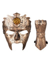 Set de guerrier antique Gant et masque enfant