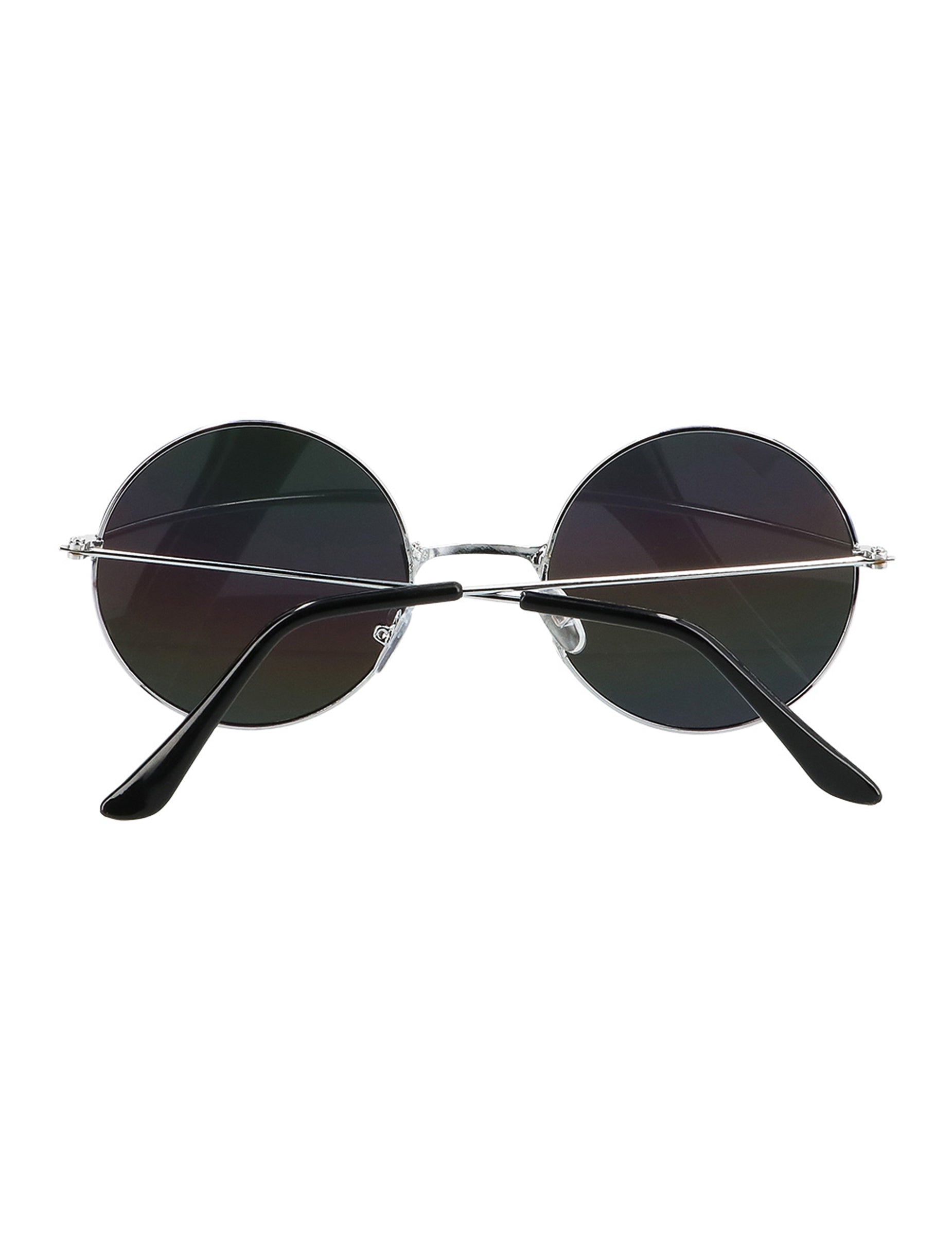 Lunettes hippie pour adulte argenté
