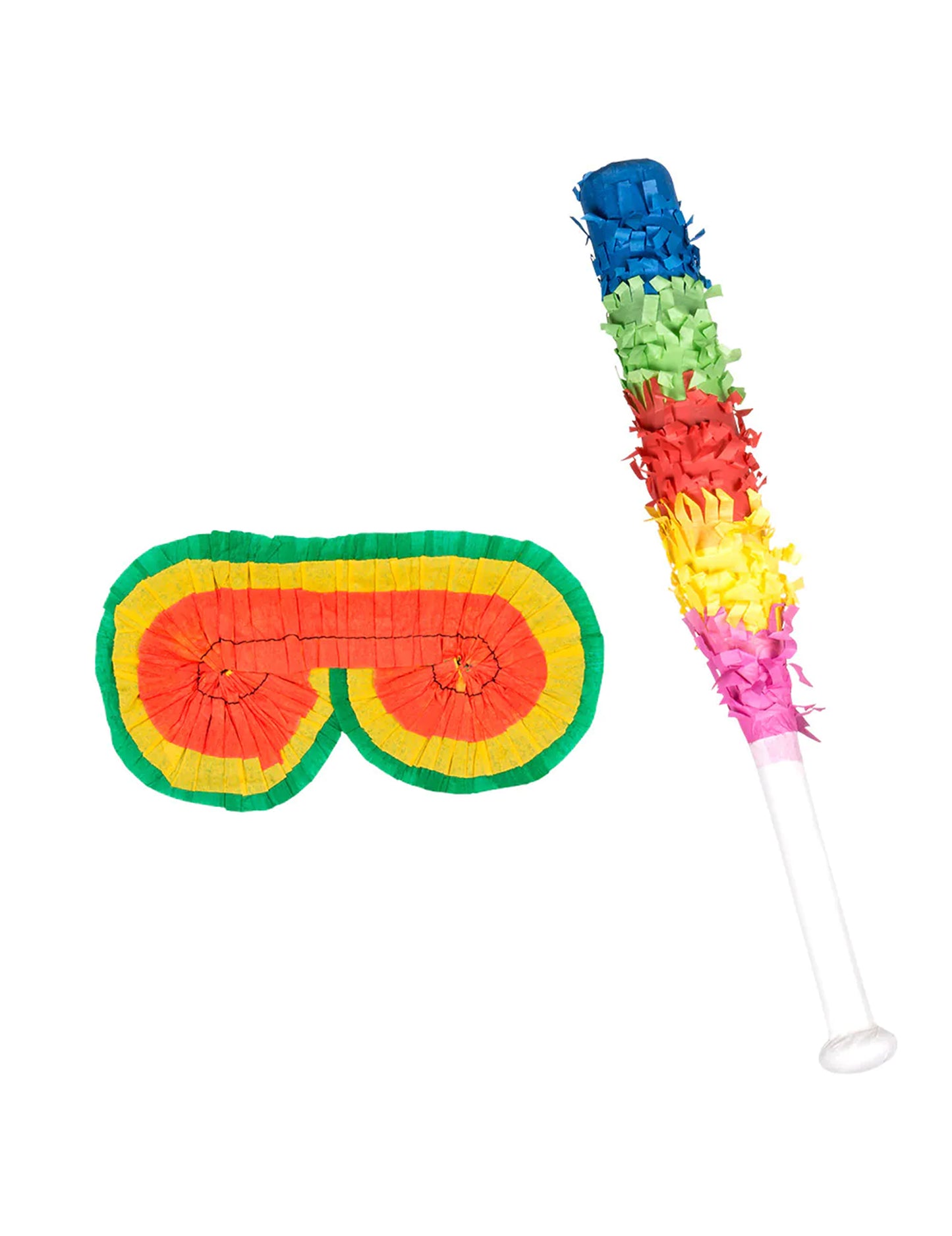 Kit Piñata palo y antifaz