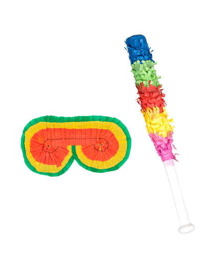 Kit Piñata palo y antifaz