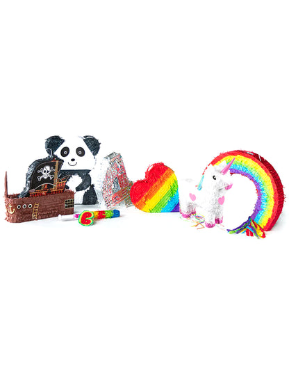 Kit Piñata palo y antifaz