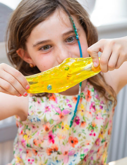 Slime de miel con abeja