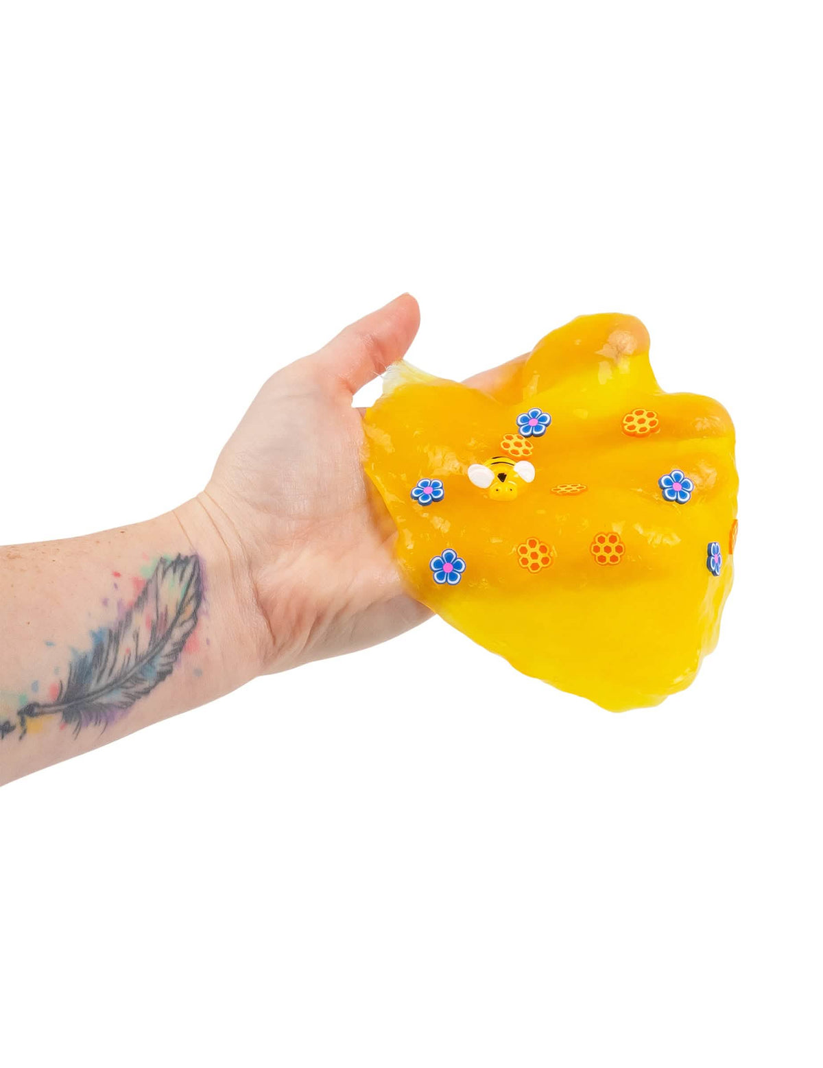 Slime de miel con abeja