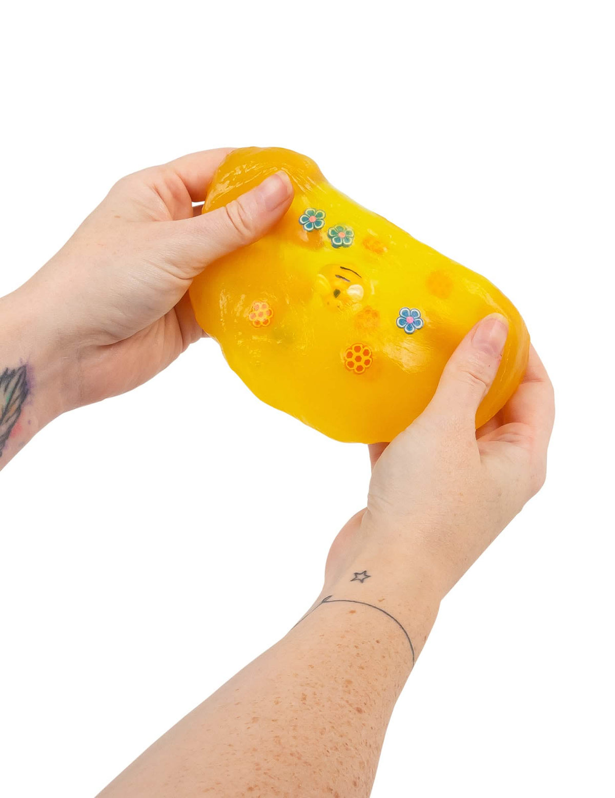 Slime de miel con abeja