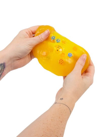 Slime de miel con abeja