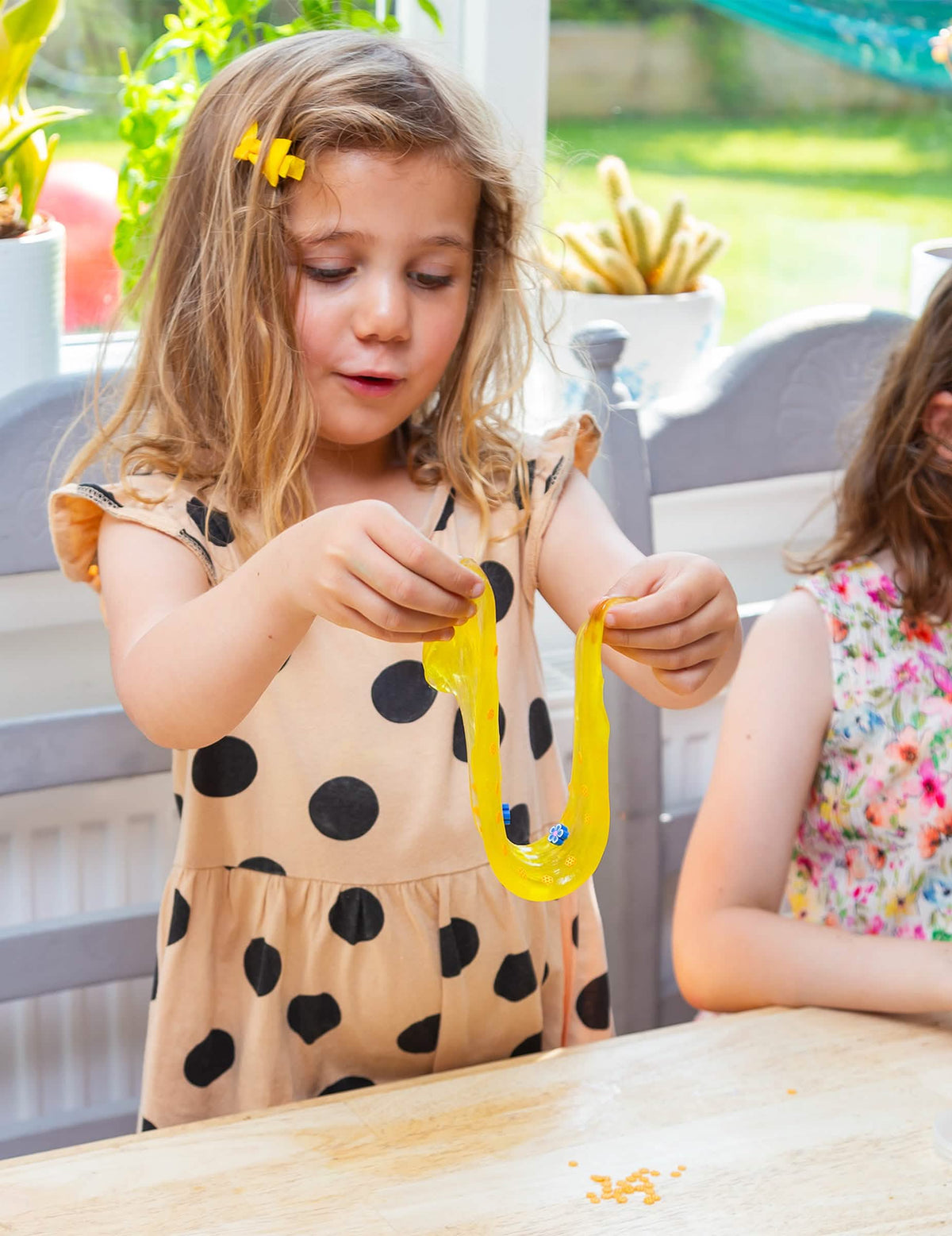 Slime de miel con abeja