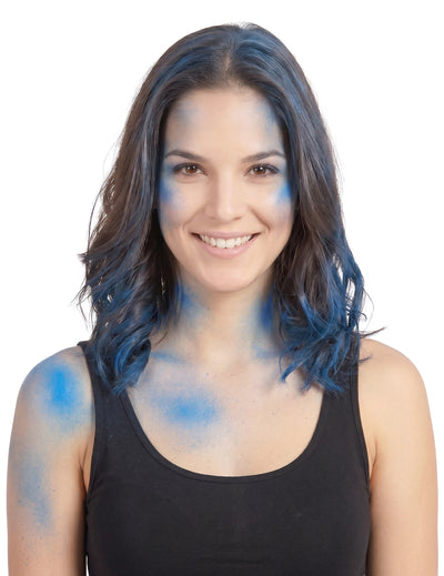 Spray corporal purpurina azul 75 ml