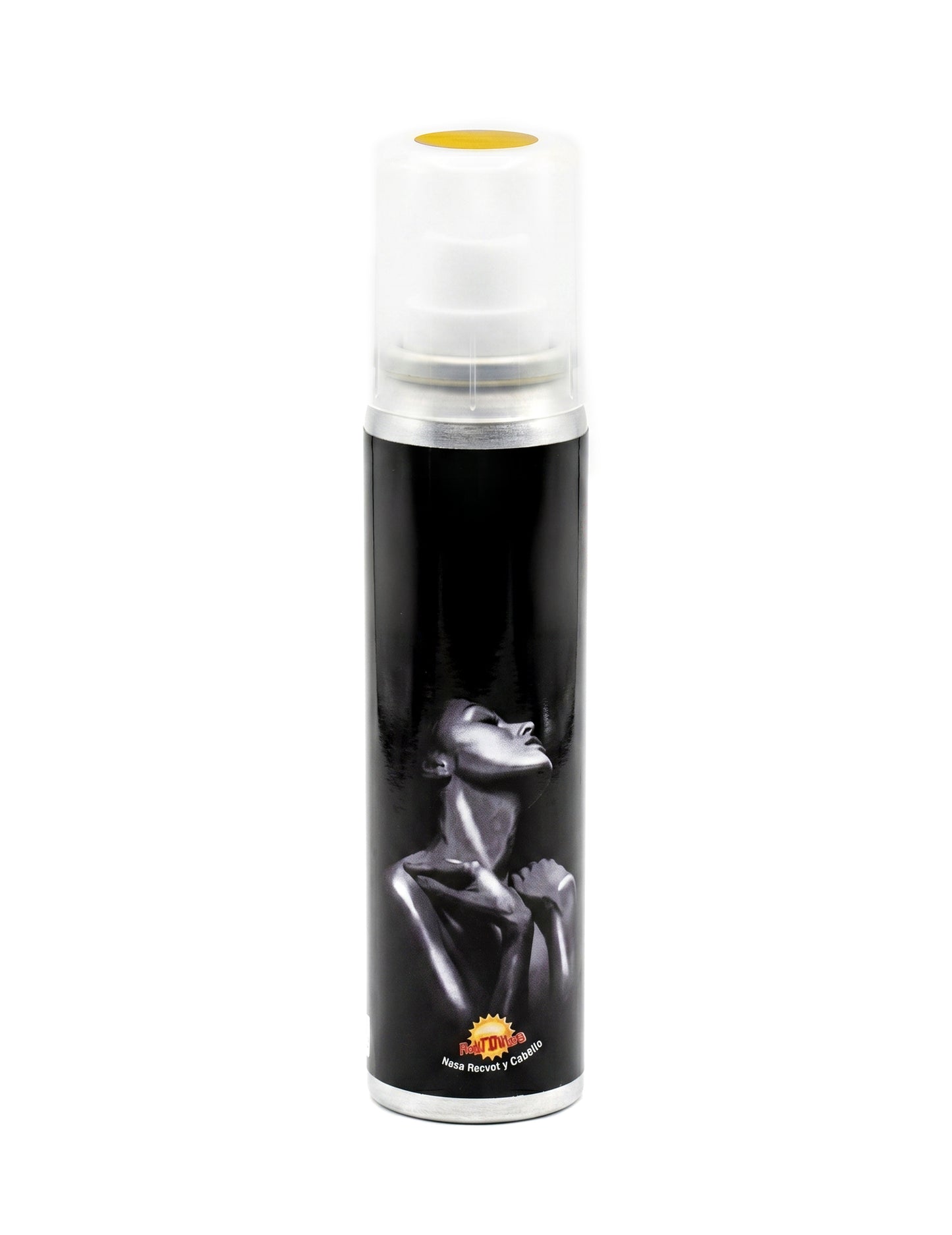Spray corporal purpurina amarilla 75 ml