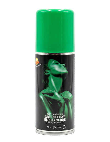 Spray corporal purpurina verde 75 ml