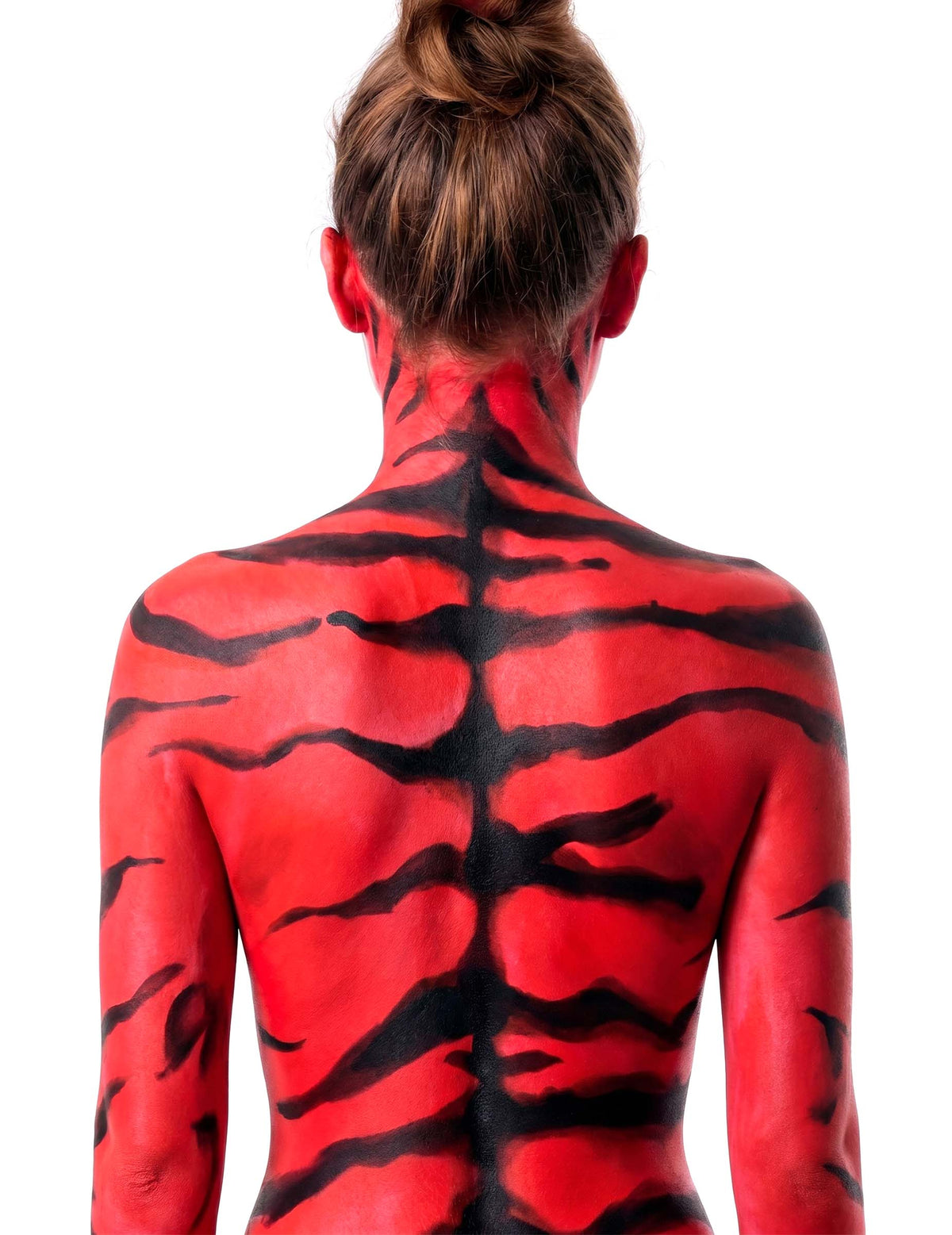 Spray rojo para cuerpo y pelo