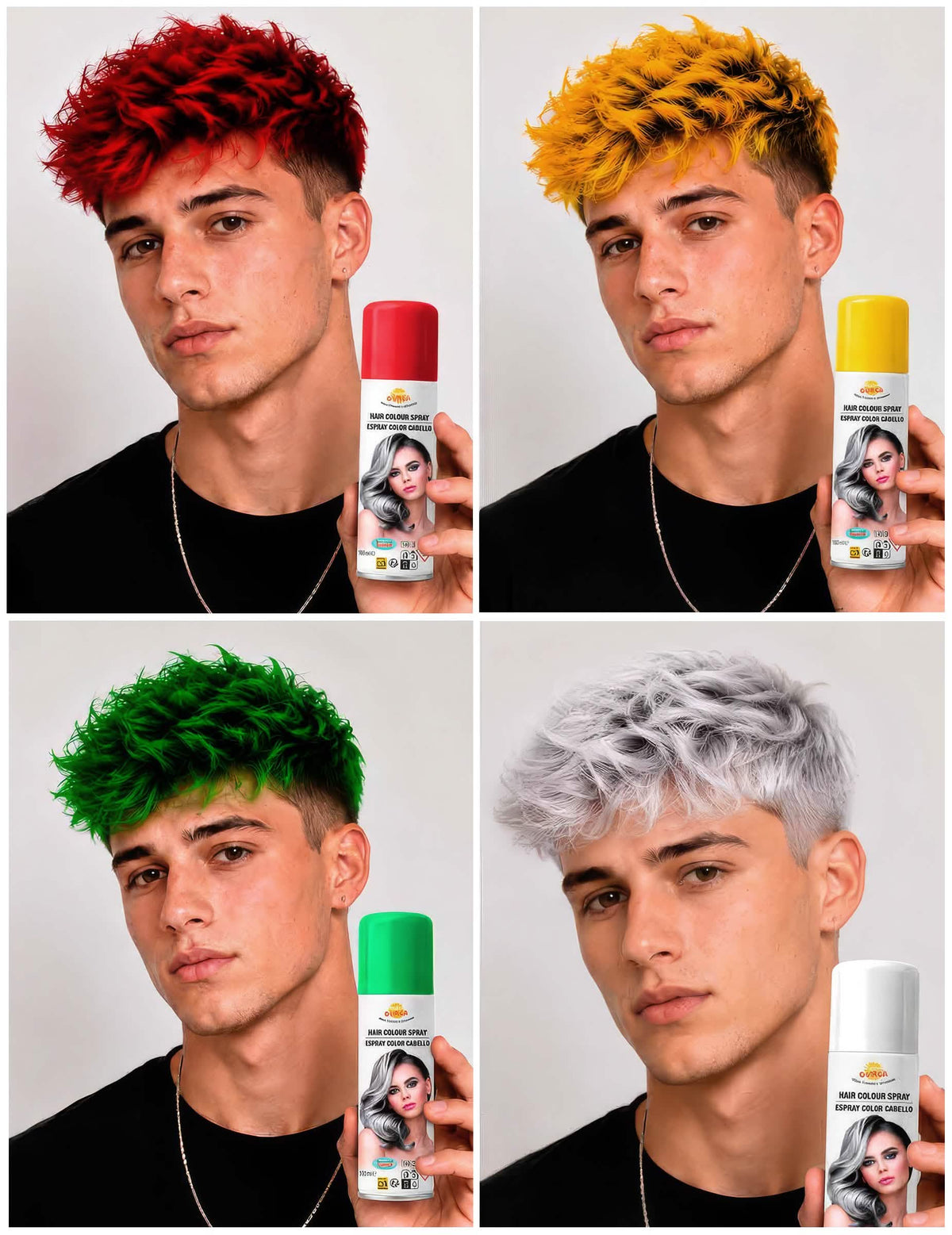 Spray de color para el cabello
