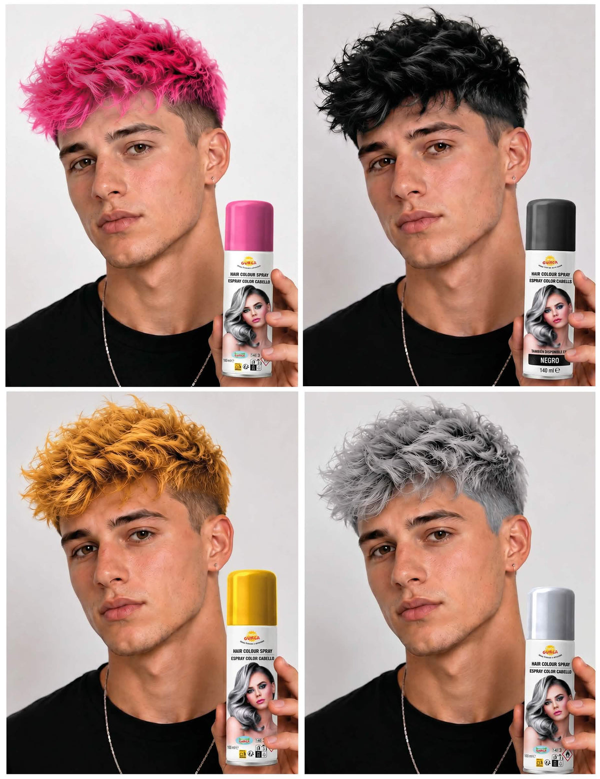 Spray de color para el cabello