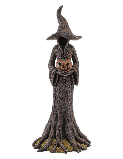 Estatua decorativa de resina de bruja del bosque 17 x 12,5 x 40,5 cm