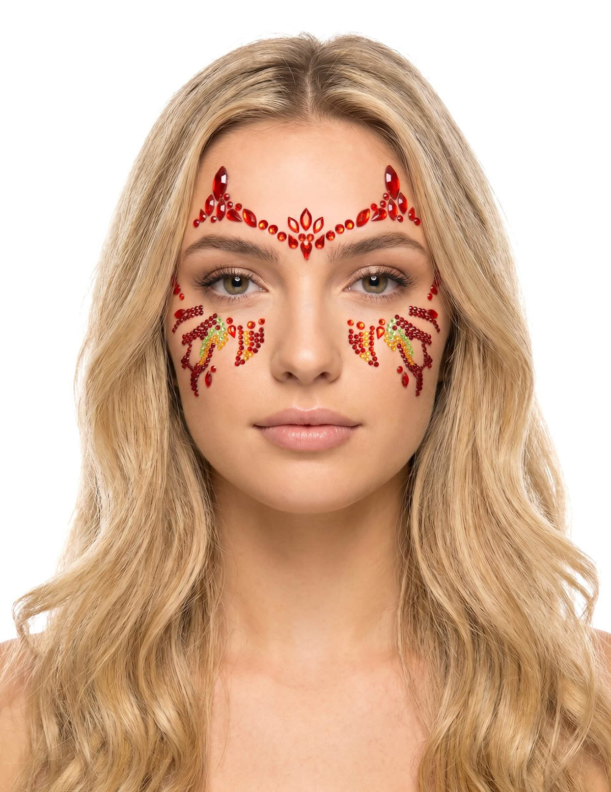 Adhesivos de strass diablo ardiente