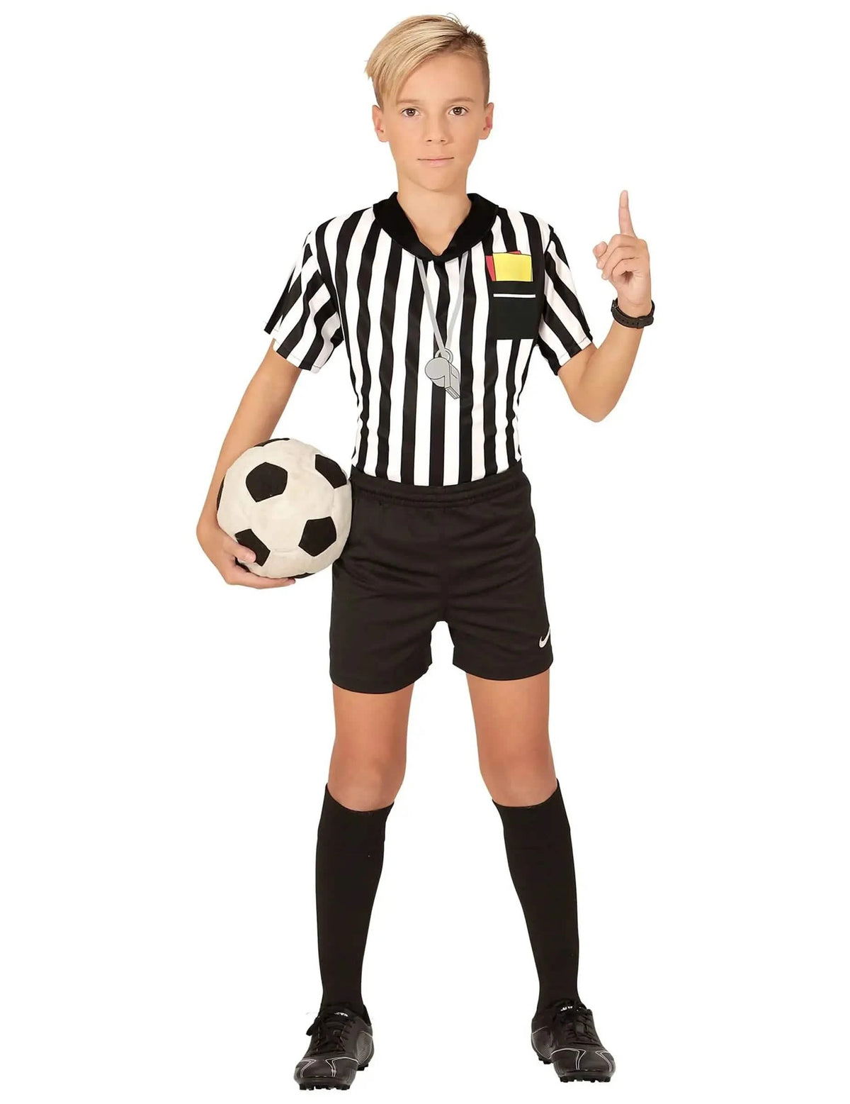 Camiseta de árbitro de fútbol niño