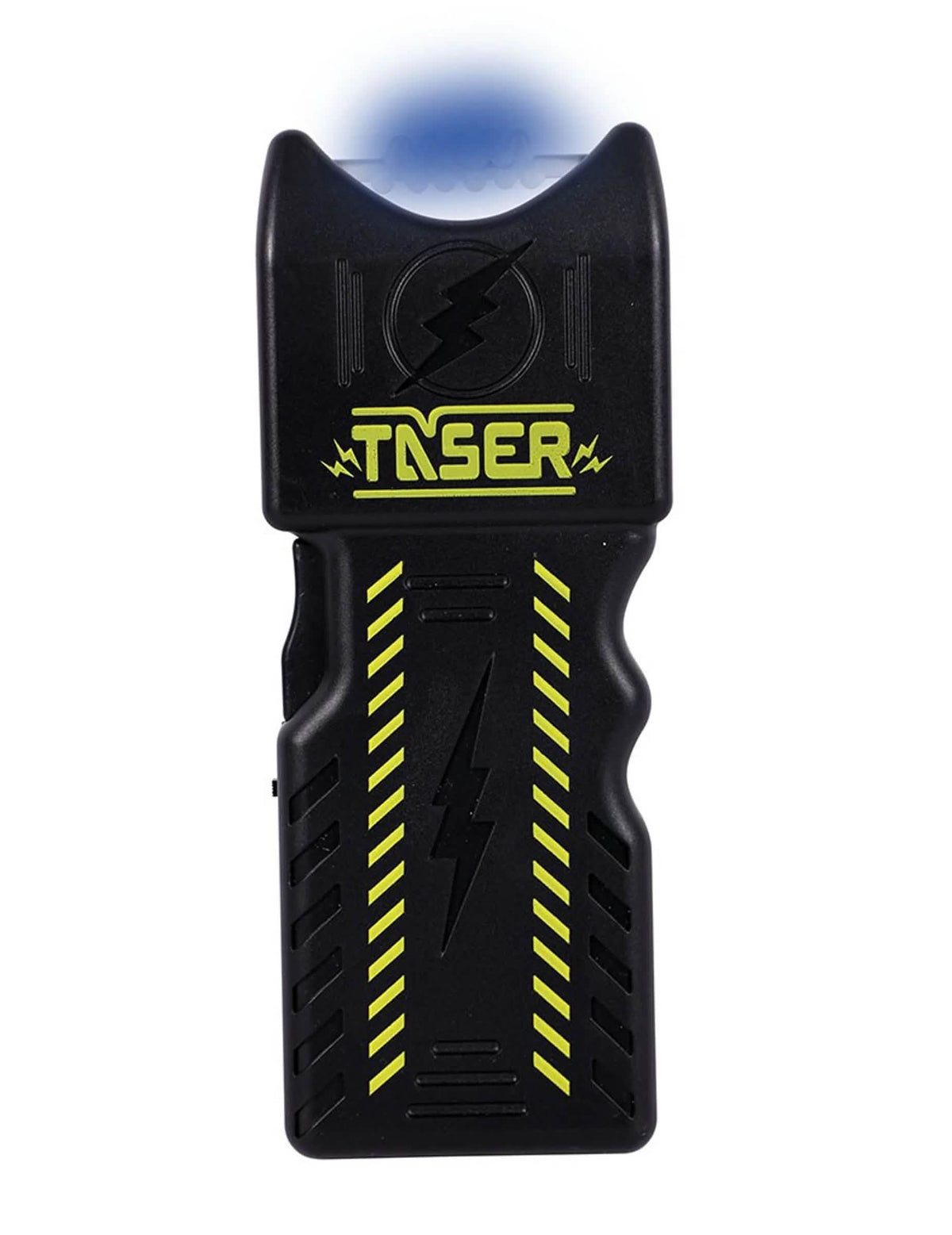 Detalle del efecto luminoso azul del Taser ficticio de SWAT