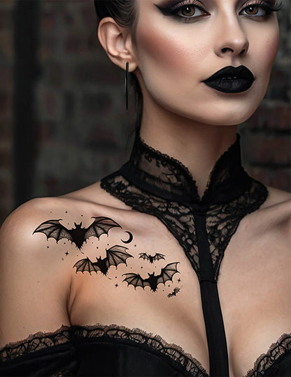 Tatuajes de murciélagos para adulto