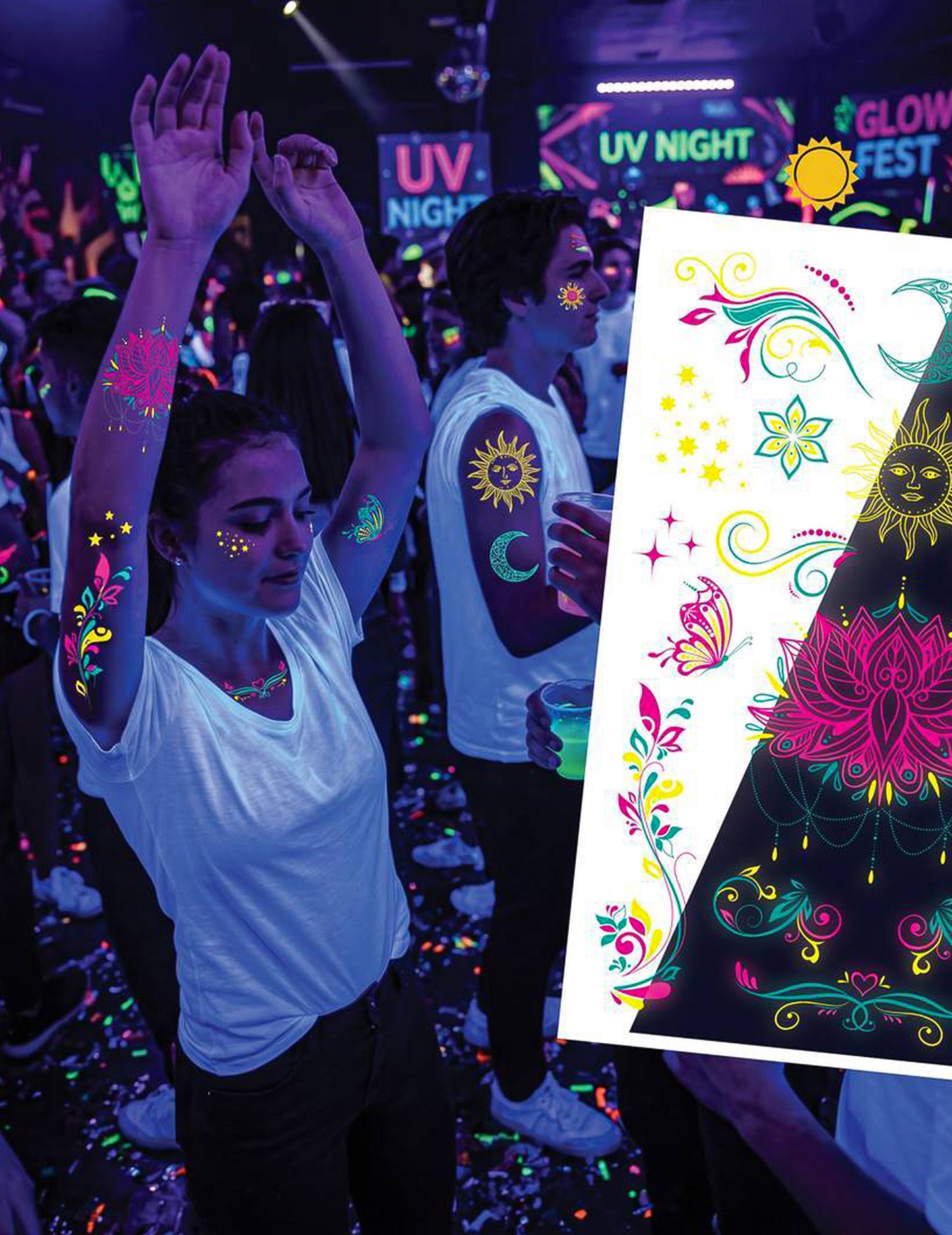 Tatuajes decorativos UV