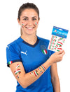Tatuajes temporales apoyan a Italia