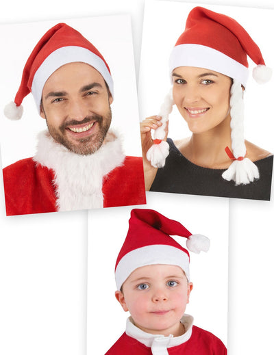 Kit familia gorros Papá Noel