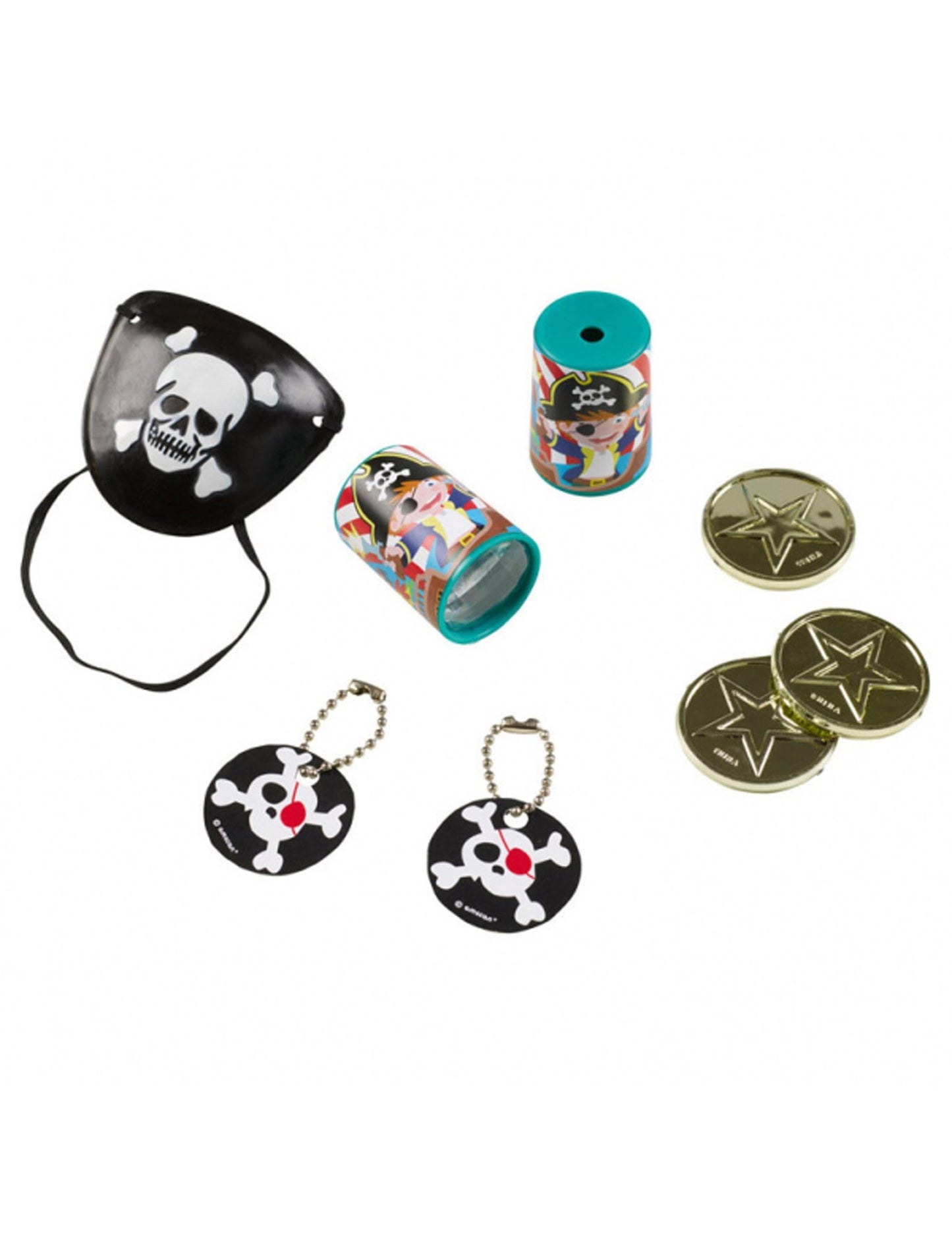 Bolsas sorpresa de cumpleaños pirata - 6 personas