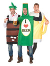 Disfraz de grupo de cerveza y vino para adulto