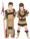 Disfraz infantil de pareja de indios