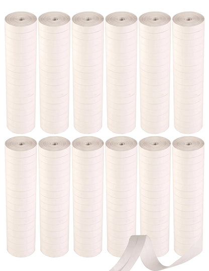 Pack - 352767 - 12 Rouleaux de serpentins blanc