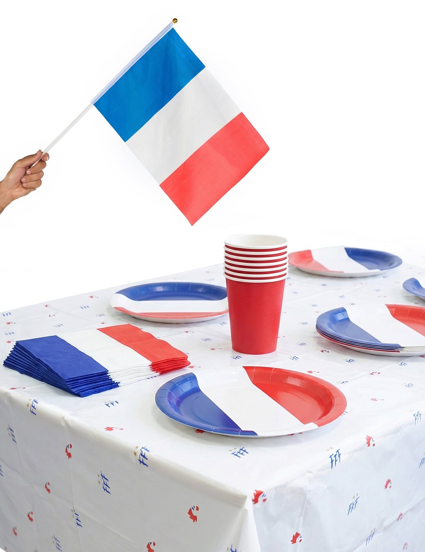 Set de decoración de mesa aficionado Francia