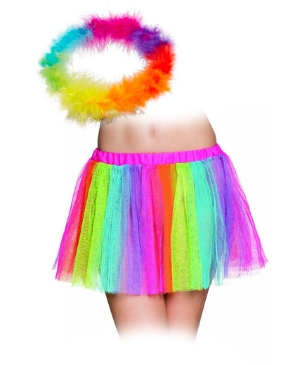Kit de accesorios arco iris multicolor para adultos