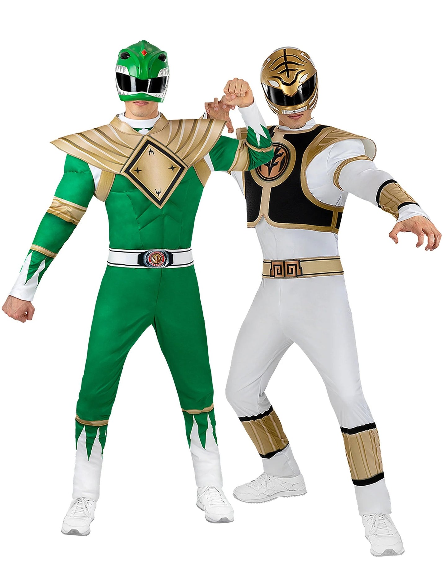 Disfraz de pareja Power Ranger™ para adultos.