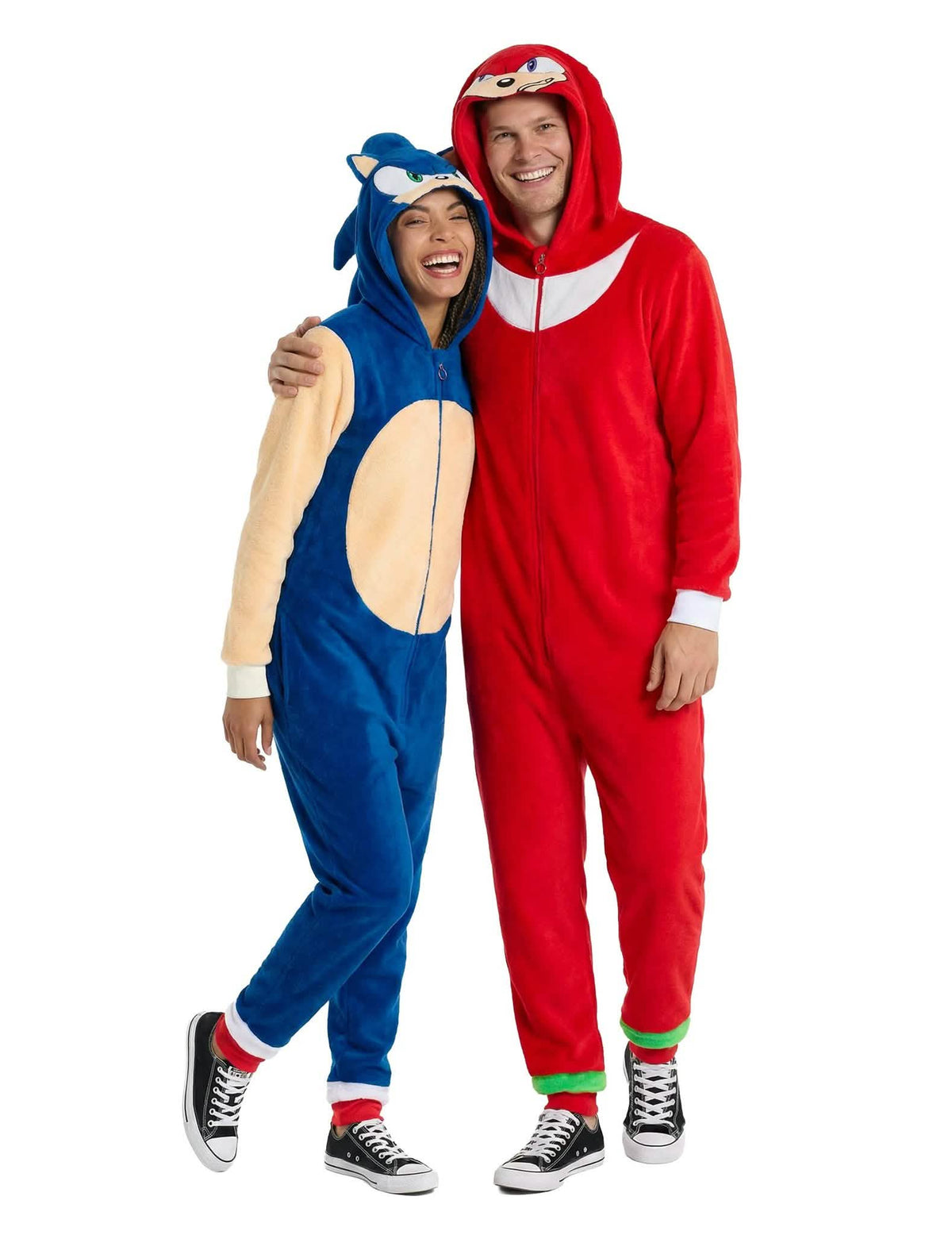 Disfraz de pareja Sonic y Knuckles™ para adultos
