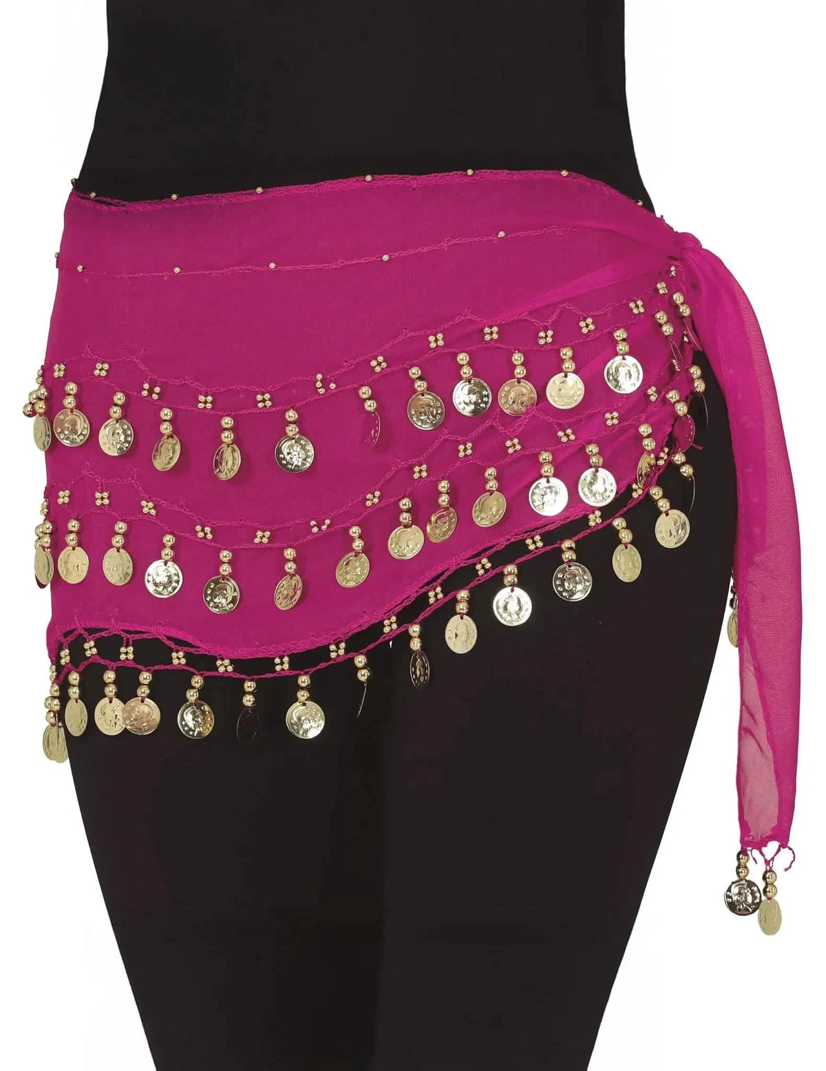Disfraz completo de bailarina oriental negro y rosa para mujer
