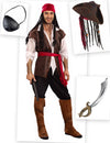 Kit Disfraz pirata hombre