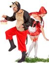 Disfraz de pareja de Caperucita Roja y Lobo Feroz