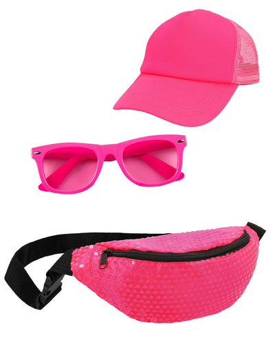 Kit de accesorios rosa flash