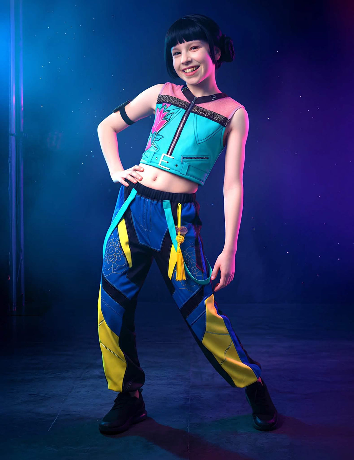 Disfraz de grupo Huntrix™ Kpop Demon Hunter™ niñas