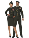 Disfraz de pareja de oficiales militares