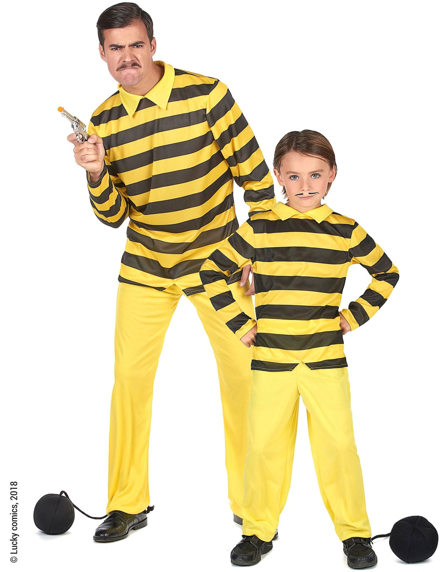 Disfraz pareja Dalton padre e hijo Lucky Luke™